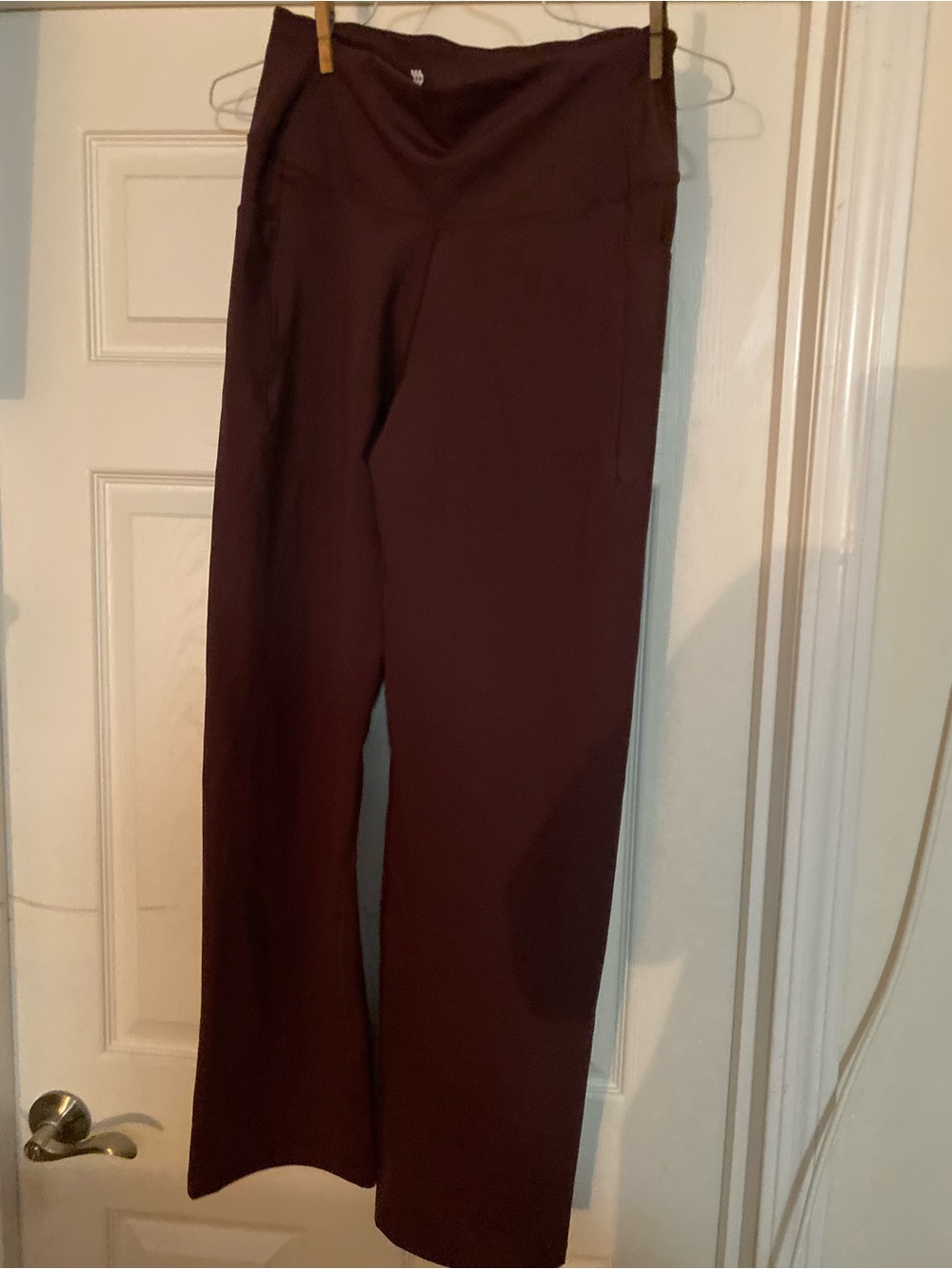 all in motion Wide-Leg High-Rise Pants in Plum